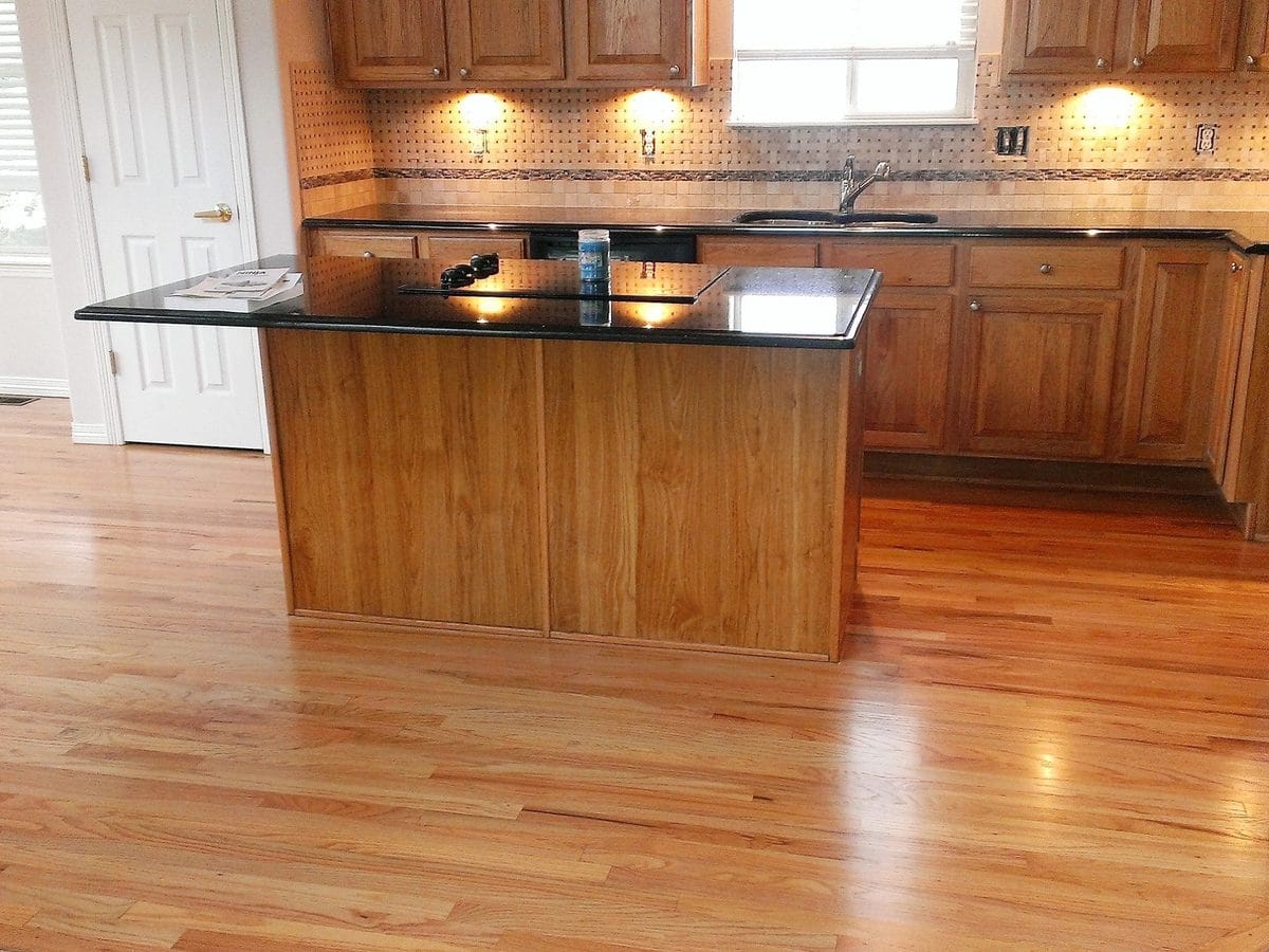An open kitchen and living space after a whole-house remodel